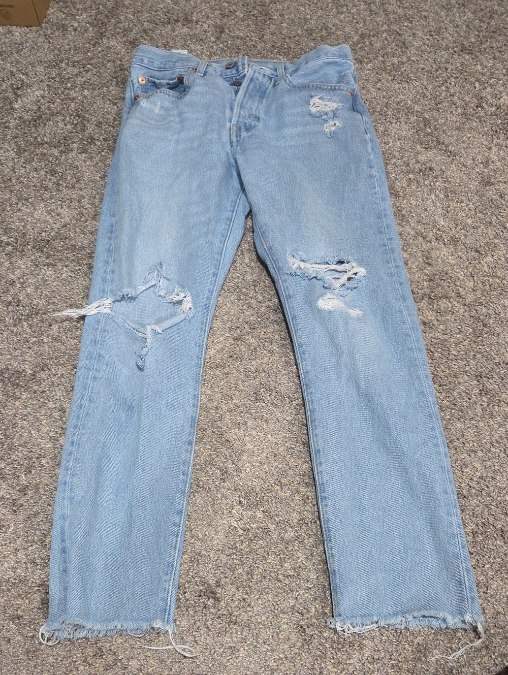Levi's Light Blue Distressed Women's Jeans